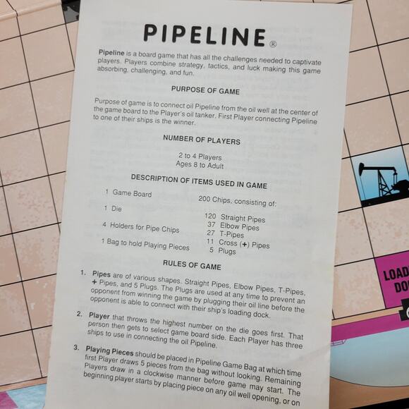 Vintage Playco Hawaii 1988 Pipeline The Oil Game Challenge Strategy Boardgame‎ - Picture 14 of 16